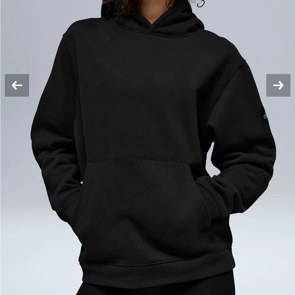 Alo Yoga Renown Heavy Weight Hoodie in Black